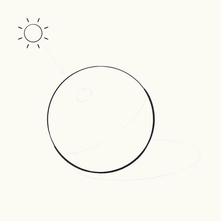 Step 3: Ink the ball
