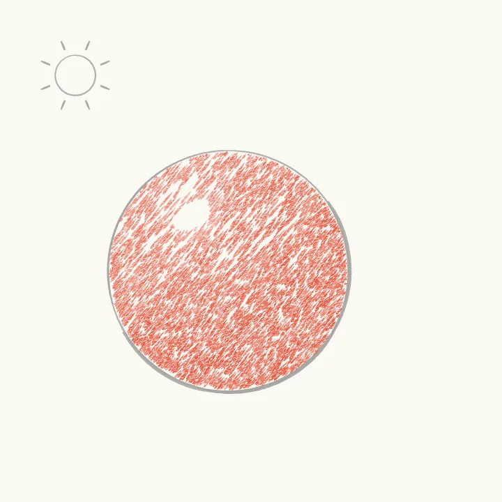 Step 5: Colour it lightly