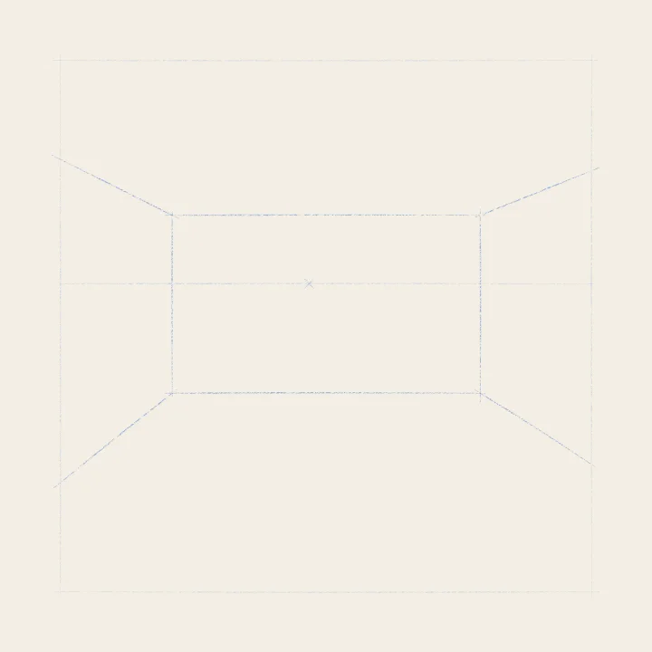 Step 2: The back wall and the corners