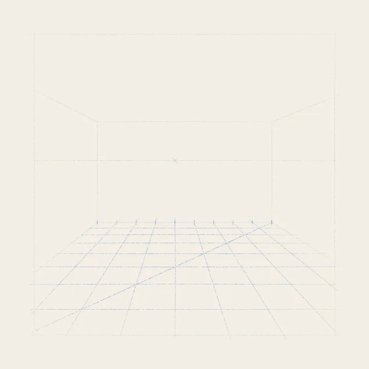 Step 3: Tile the floor with one diagonal