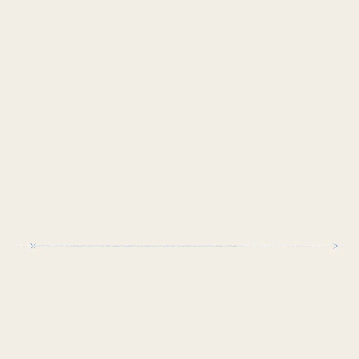 Step 1: Eye level and two vanishing points