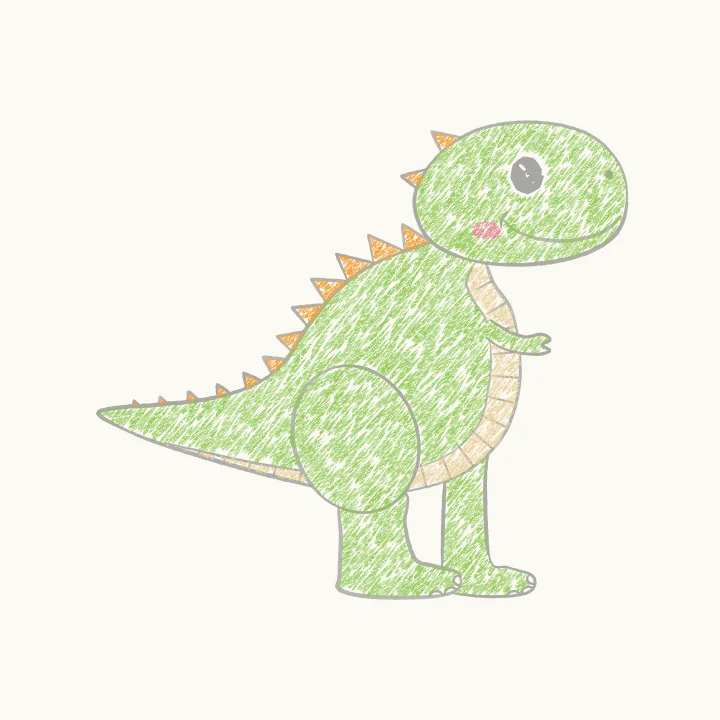 Step 6: Green with a sandy belly