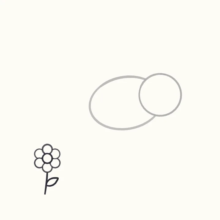 Step 2: A little flower