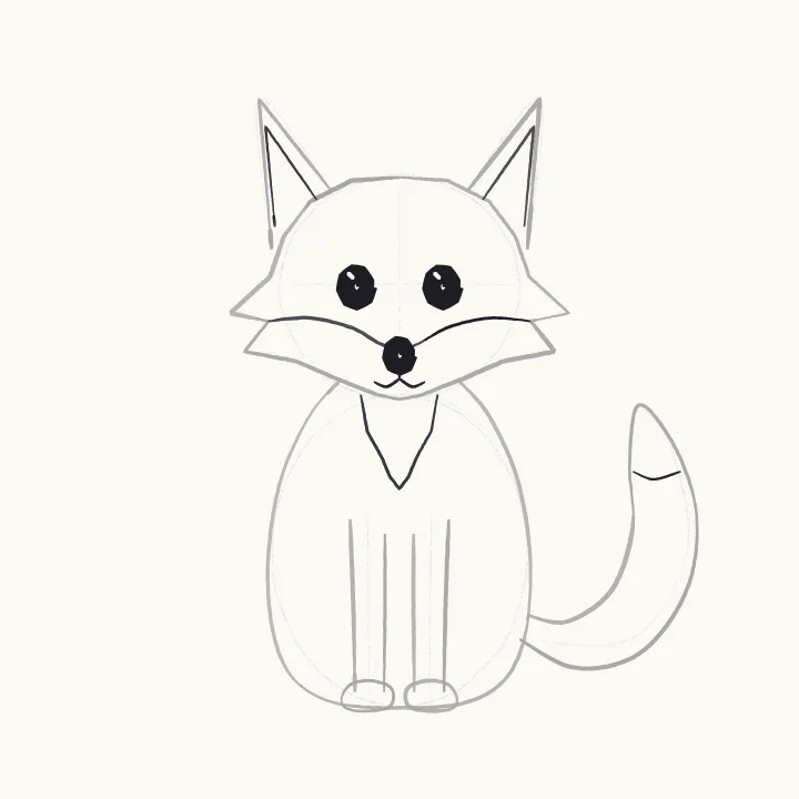 Step 4: Face and fur details