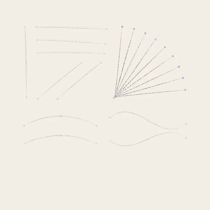 Step 5: A fan from one point