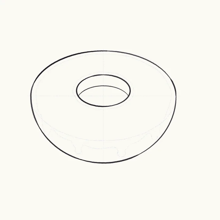 Step 3: Ink the donut
