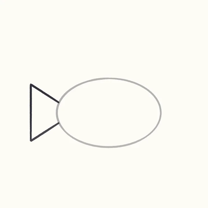 Step 2: A triangle tail