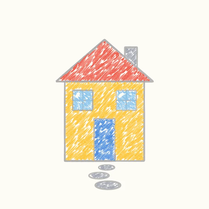 Step 6: Colour the house