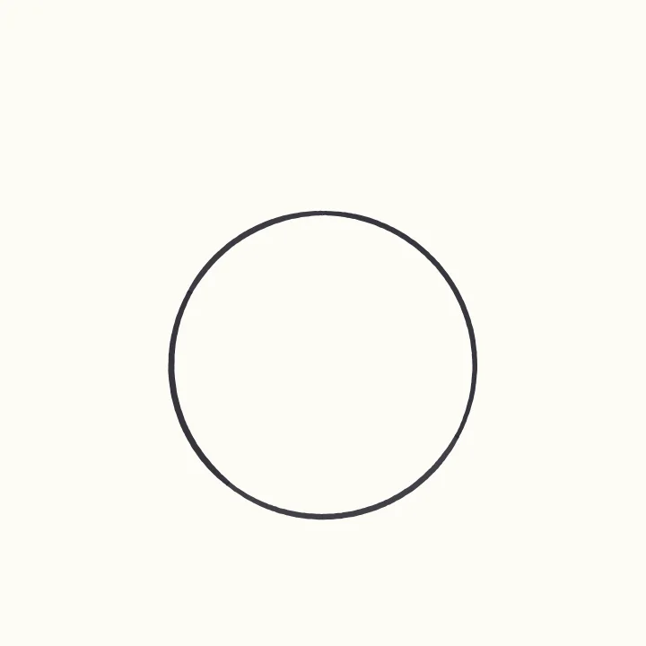 Step 1: A round head