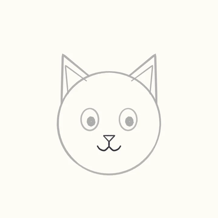Step 4: Nose and mouth