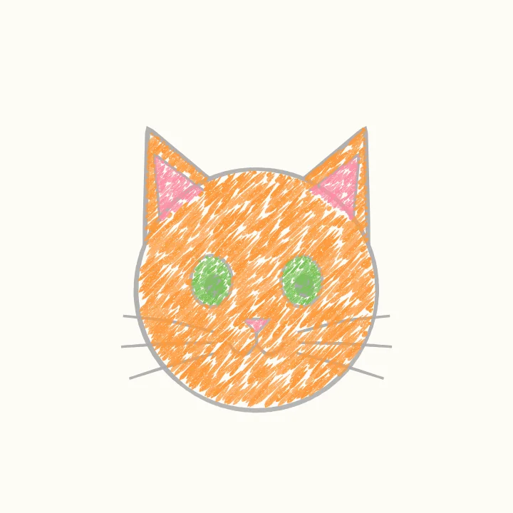 Step 6: Colour your kitty