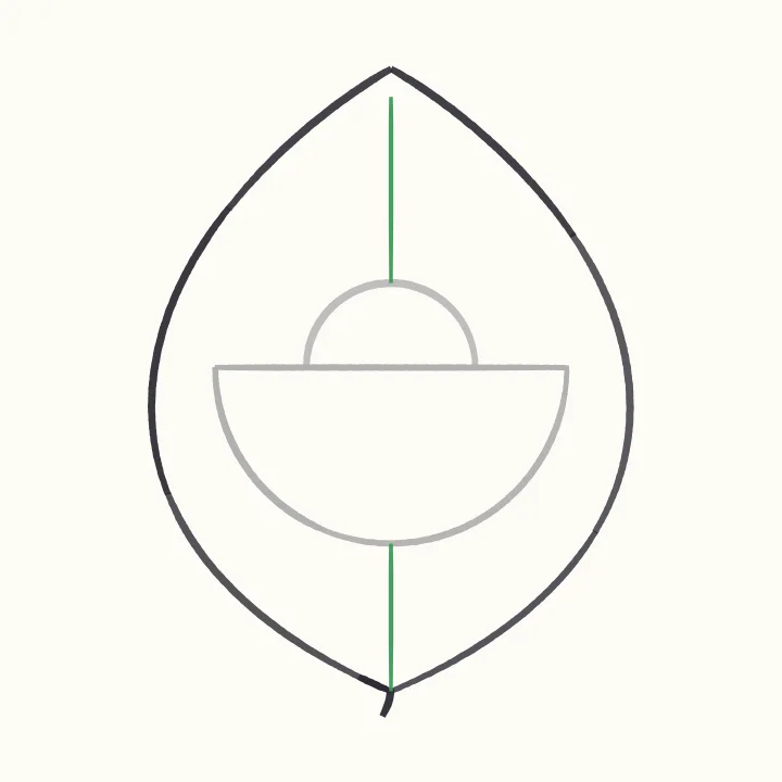 Step 3: A leaf to sit on