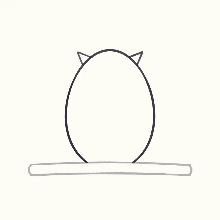 Step 2: An egg on the branch