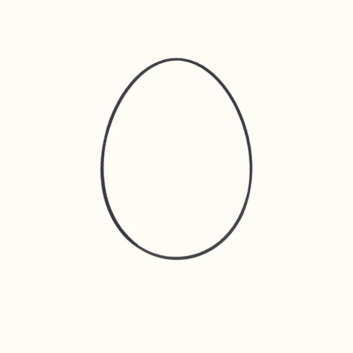 Step 1: A big egg