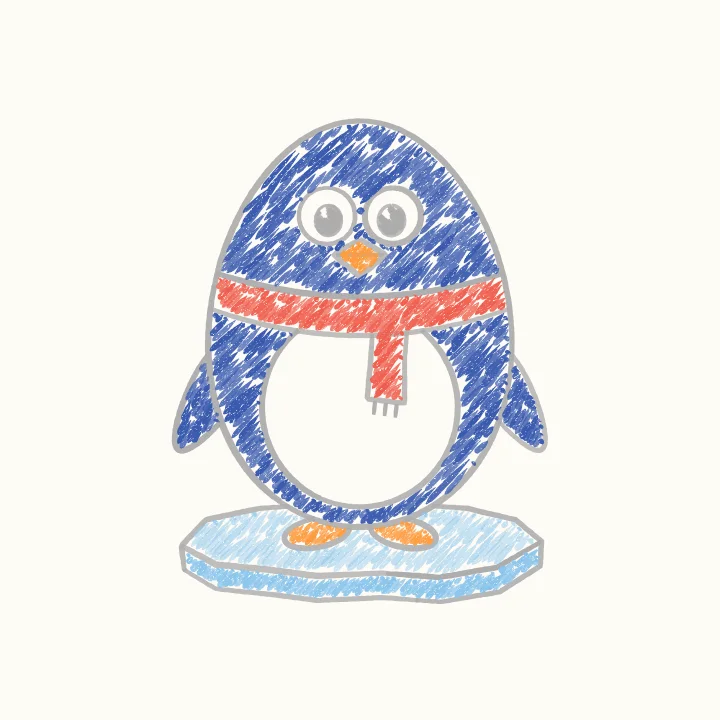 Step 6: Colour your penguin