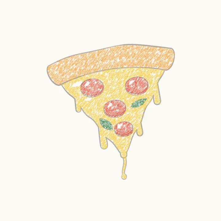 Step 6: Cheese, pepperoni, crust