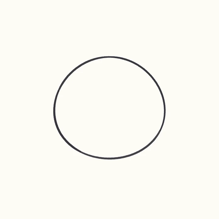 Step 1: A big round head