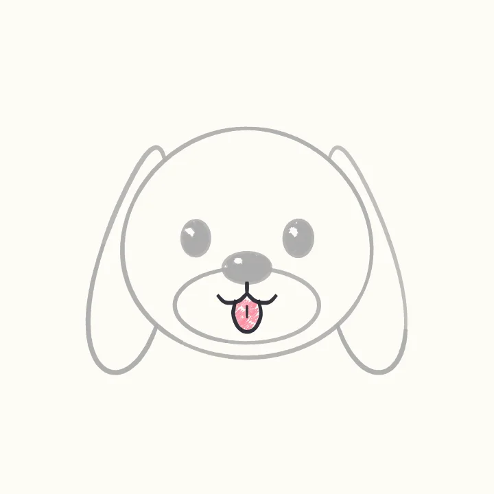 Step 5: A happy mouth