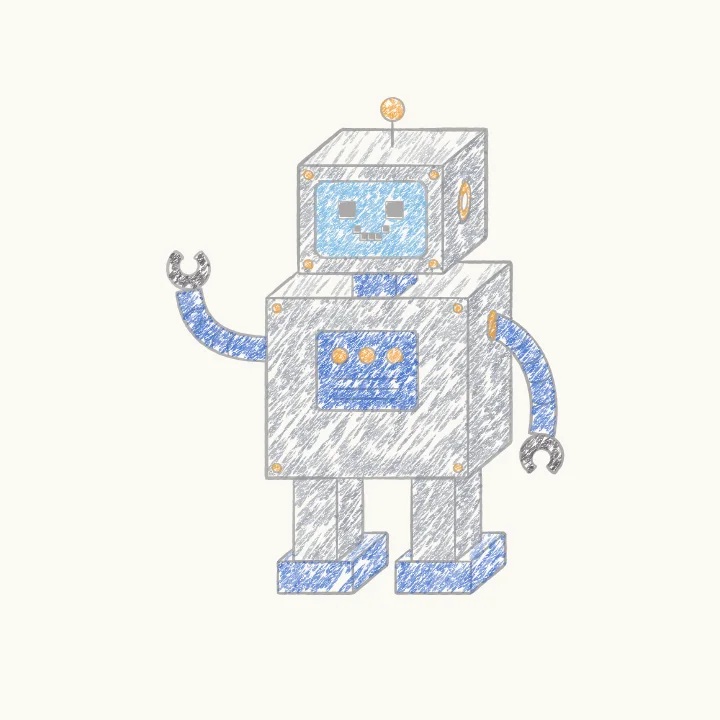 Step 6: Grey, blue and gold