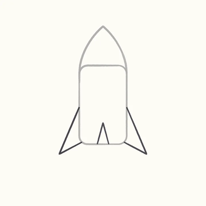 Step 3: Three fins