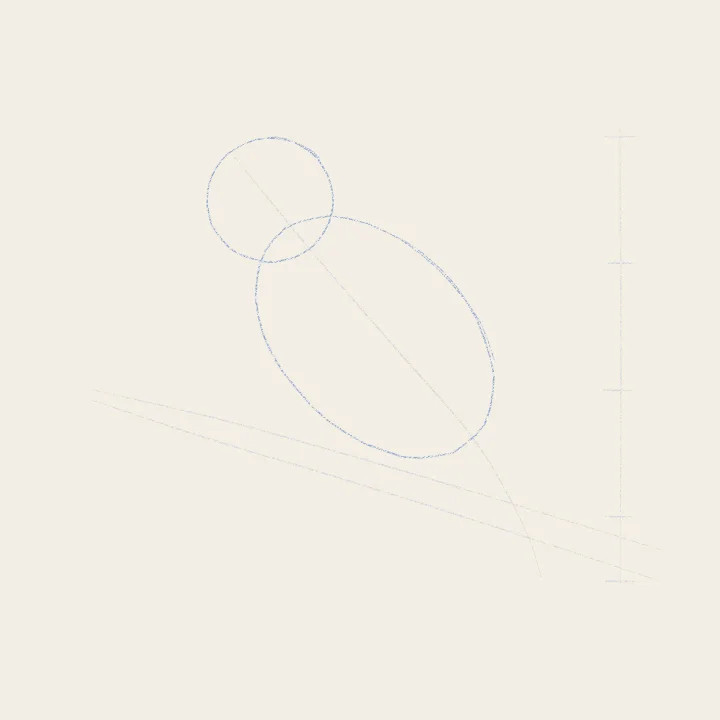 Step 2: Egg and circle