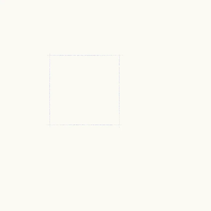 Step 1: A square face