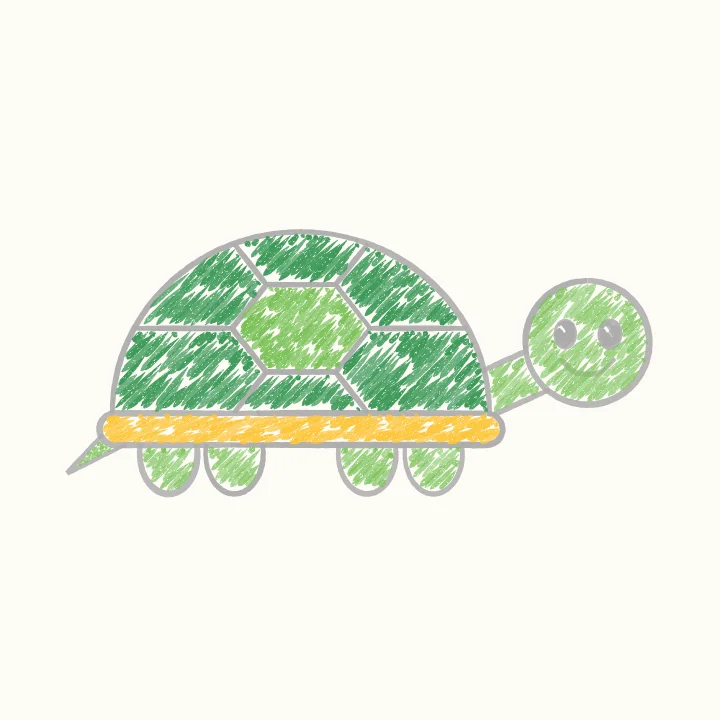 Step 6: Colour your turtle